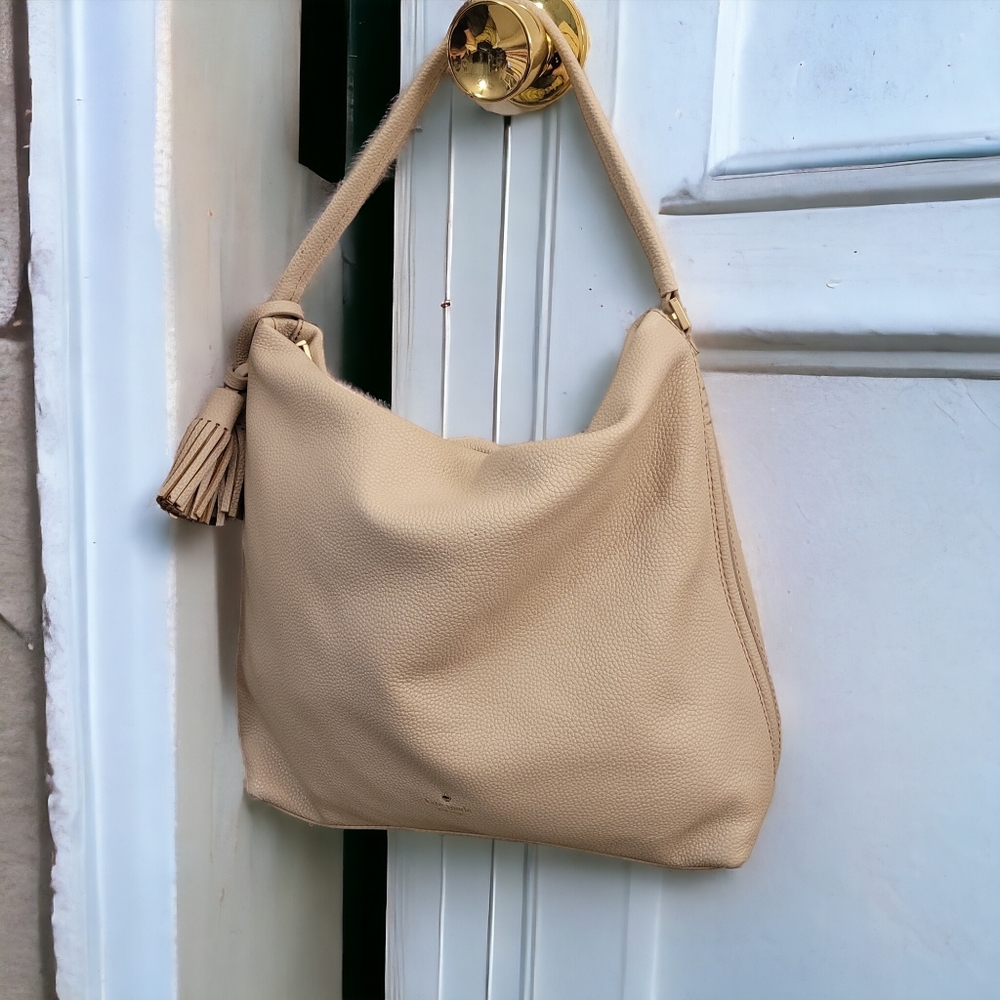 Kate Spade Orchard street Natalya hobo bag soft taupe pebbled leather - Picture 15 of 15
